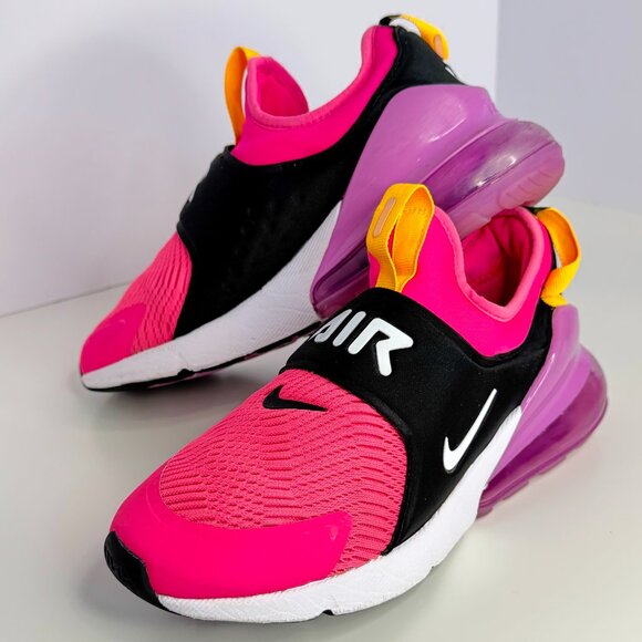 Youth Nike Air Max 270‎ Extreme Hyper Pink/White-Black (CI1109 601) Size 6.5 Y - Picture 9 of 9